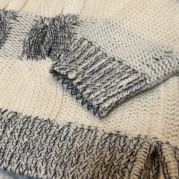 J Crew Windowpane Pattern Marled Knit Sweater, Size S - Picture 2 of 6